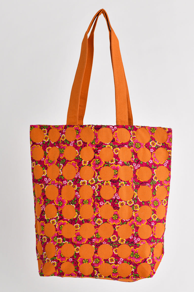 Chintz Rounds Tote Bag | Rickshaw Recycle