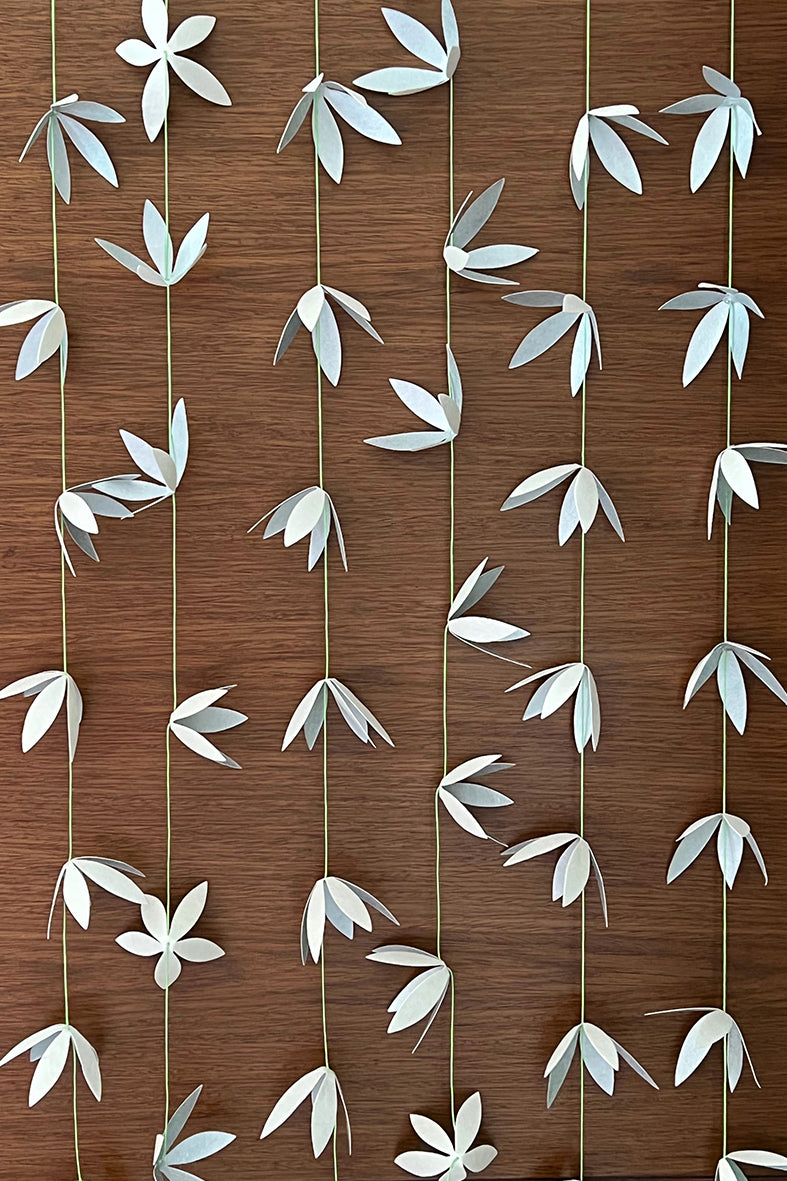  Metallic Petal Cluster Handmade Paper Garland Decoration Online