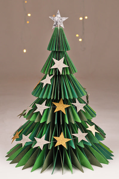 Star Strings Golden Accents Paper Garland Decoration Online