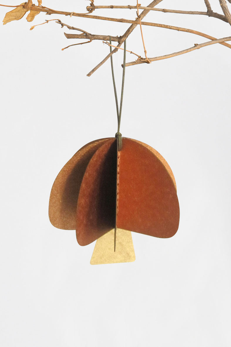 Mushroom Ornament, Set of 2