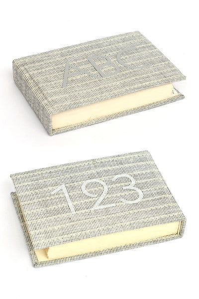 Address Book Printed Fabric Cover, 4.5x3