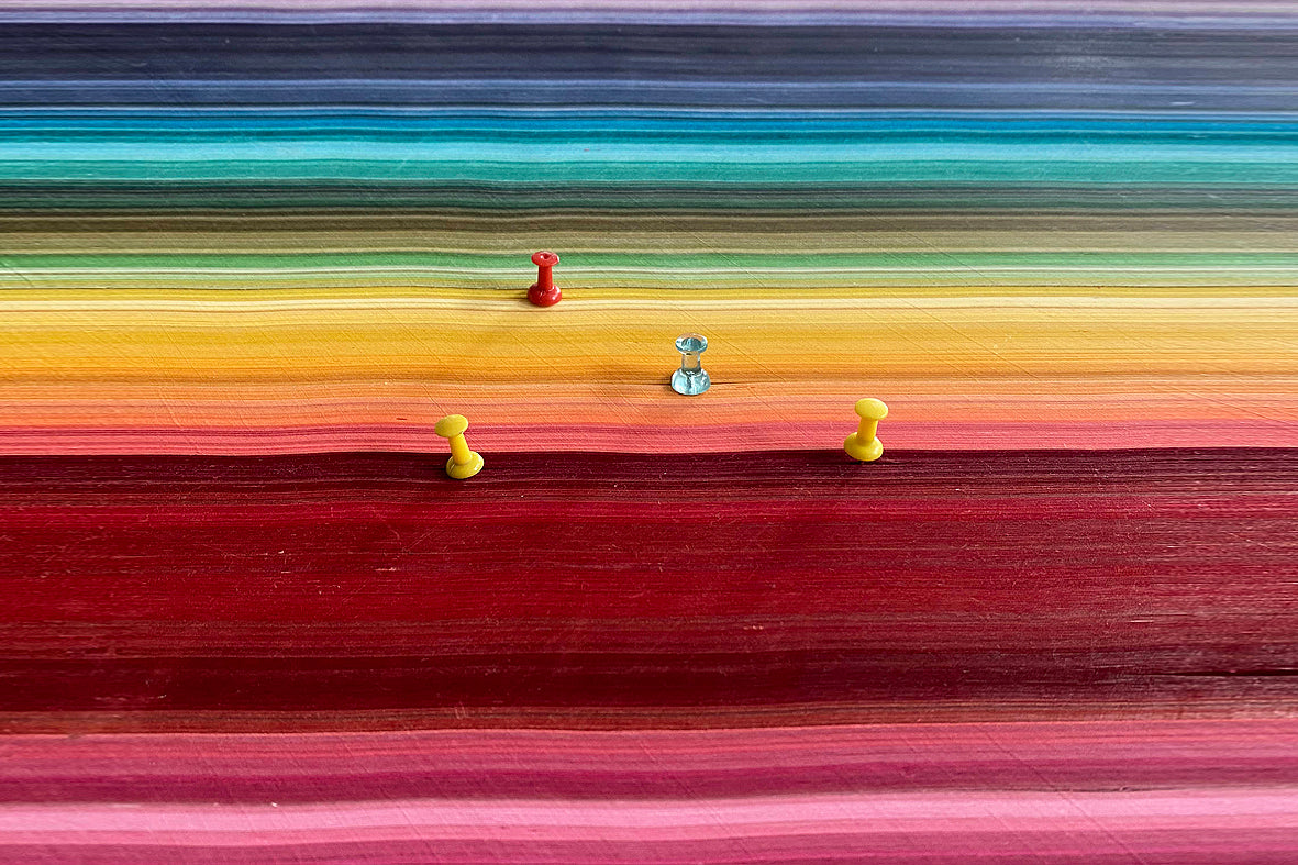 Recycled Handmade Paper Strips Tackboard Multicolour Online
