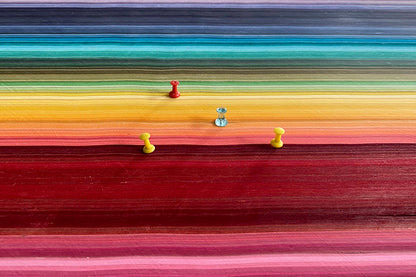 Recycled Handmade Paper Strips Tackboard Multicolour Online