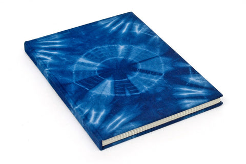 Shibori Radial pattern Full bound book, A5, Assorted ruling pages