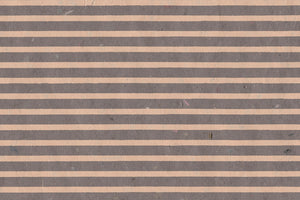 Peach On Quail Brown Stripes Printed Handmade Paper Online
