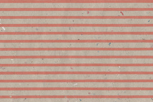 Stripes: Red on Gray Beige Handmade Paper | Rickshaw Recycle