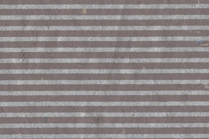Stripes Silver on Quail Brown Handmade Paper | Rickshaw Recycle