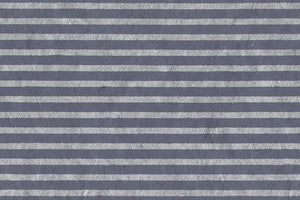Stripes Silver on Blue Black Handmade Paper | Rickshaw Recycle
