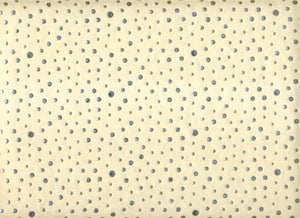 Dot Grid: Silver Dew Drop on Cream Handmade Paper ~100gsm Set of 5 50X70cm each