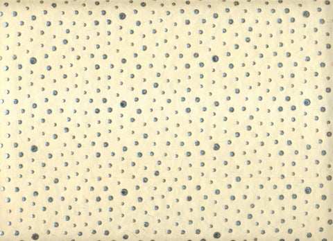 Silver Dew Drop on Cream Dot Grid Printed Handmade Paper Online