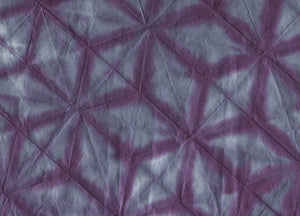 Spider Web Grid Dyed Navy & Purple Handmade Paper Gift Wrap Online