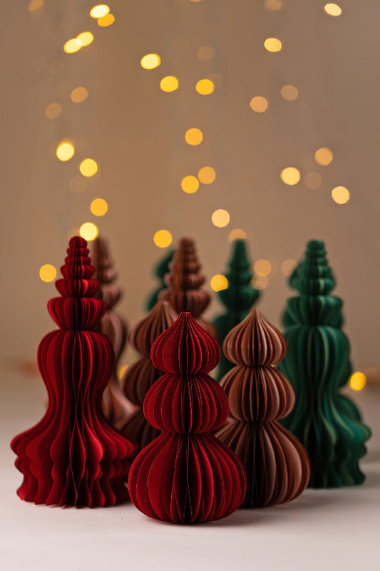 Domes Paper Concertina Tabletop with Magnet Festive Decor Ornament Online