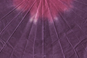 Bandhani Dyed: Purple & Pink on Natural | Rickshaw Recycle