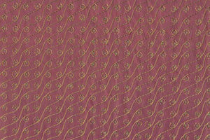 Dots & Zari Kollam Columns: Gold on Deep Rose | Rickshaw Recycle