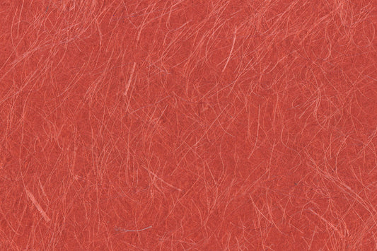 Tomato Red Art Silk Fibre Plain Handmade Paper | Rickshaw Recycle