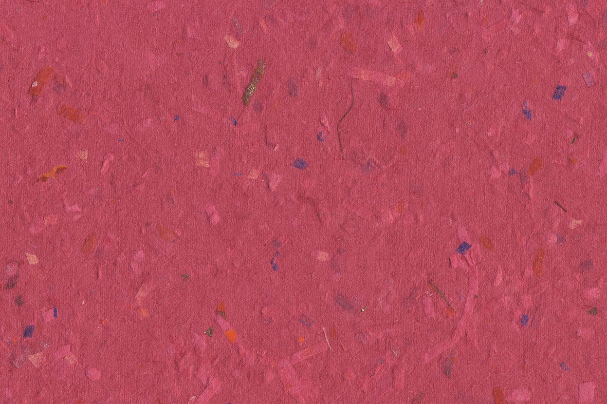 Mixed Pink Pulp/Carmine Pink Duplex Banana Paper | Rickshaw Recycle