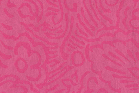 Pink on Azalea Pink Flower Jaal Printed Handmade Paper Online