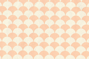 Fan Grid: Orange on White Ivory Handmade Paper ~100gsm Set of 5 50X70cm each
