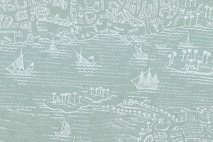 Old Goa Maps White on Surf Handmade Paper | Rickshaw Recycle