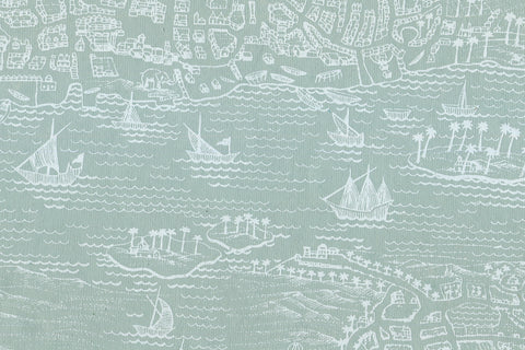 Old Goa Maps White on Surf Handmade Paper | Rickshaw Recycle