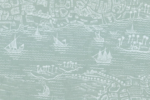 Old Goa Maps White on Surf Handmade Paper | Rickshaw Recycle
