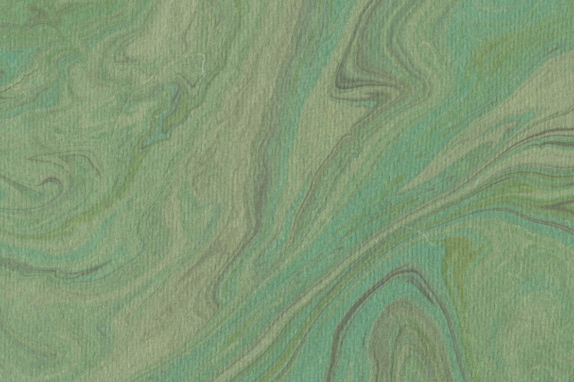 Green Allover On Light Eucalyptus Marbling Texture Handmade Paper Online