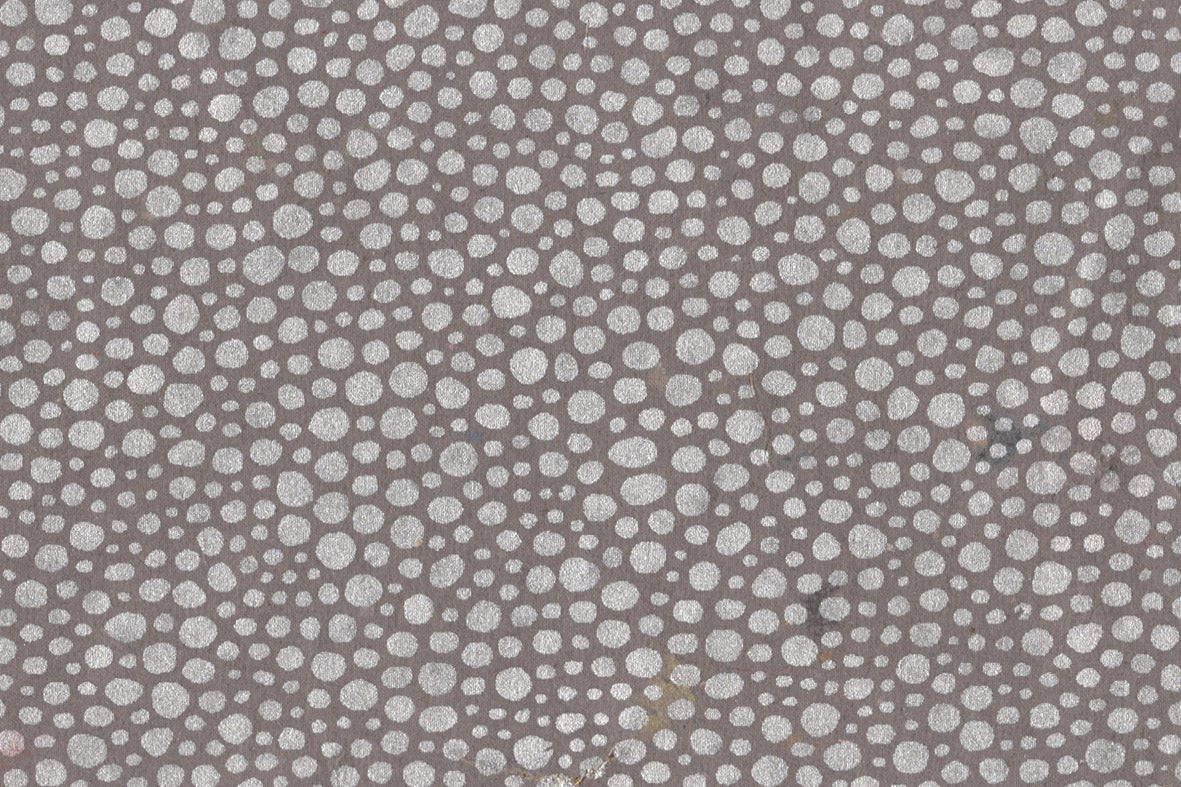 Pearl on Grape Fog Dot Texture Printed Handmade Paper Online