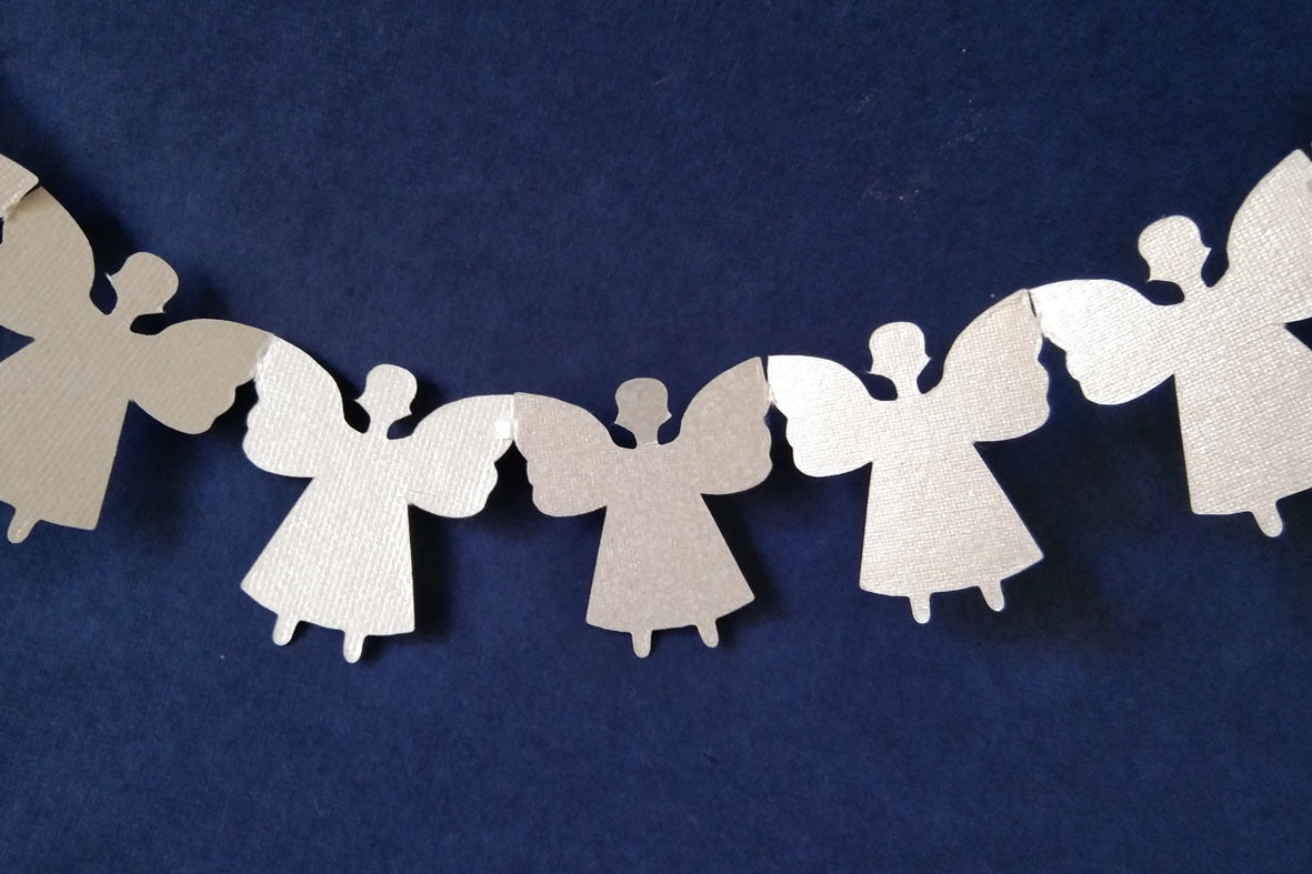 Angels Tessellating Paper Strings Decoration Set of 2 Online