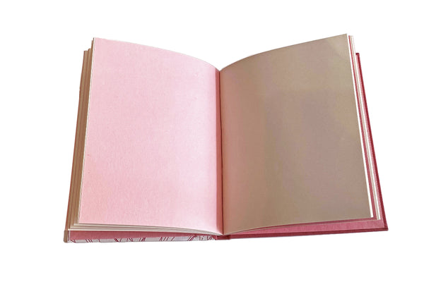 Notebook heart print hard cover A5