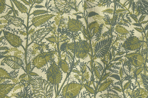 Foliage Moss & Green on Straw Green Handmade Paper | Rickshaw Recycle