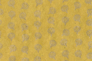 Marigold Strings Gold on Straw Yellow Banana | Rickshaw Recycle