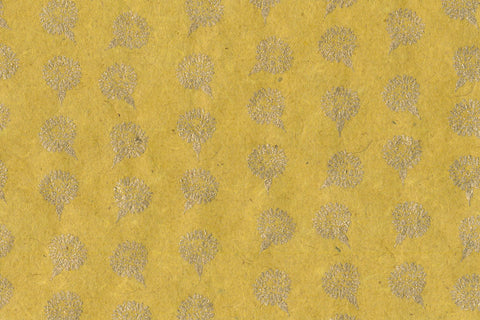 Marigold Strings Gold on Straw Yellow Banana | Rickshaw Recycle
