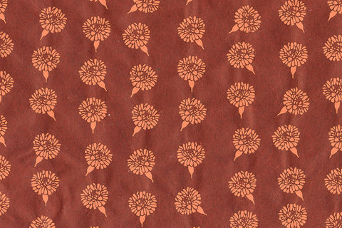 Marigold Strings Orange on Burgundy Banana | Rickshaw Recycle