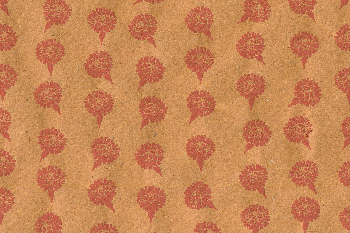 Marigold Strings Burgundy on Autumn Gold Banana | Rickshaw Recycle
