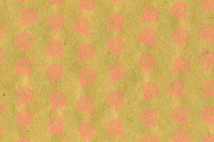 Marigold Strings Red on Straw Yellow Banana | Rickshaw Recycle