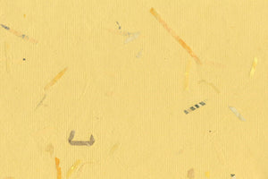 Brick Yellow with Yellow & Mixed Brights Chips Handmade Paper 