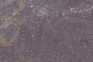 Marbling Silver & Gold Cloud on Raisin Brown With Mica Handmade Paper