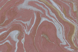 Marbling Silver Gold Galaxy on Pink Paper | Rickshaw Recycle