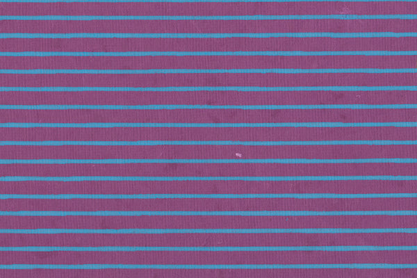 PL Stripes Blue-Magenta Printed Handmade Paper ~100gsm 50X70cm