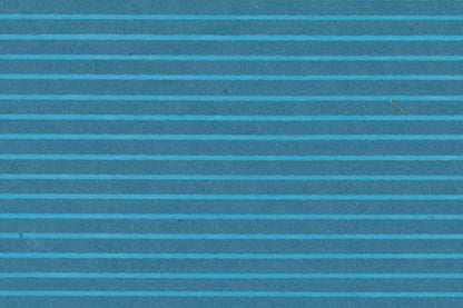 PL Stripes Blue-MediumBlue Printed Handmade Paper ~100gsm 50X70cm