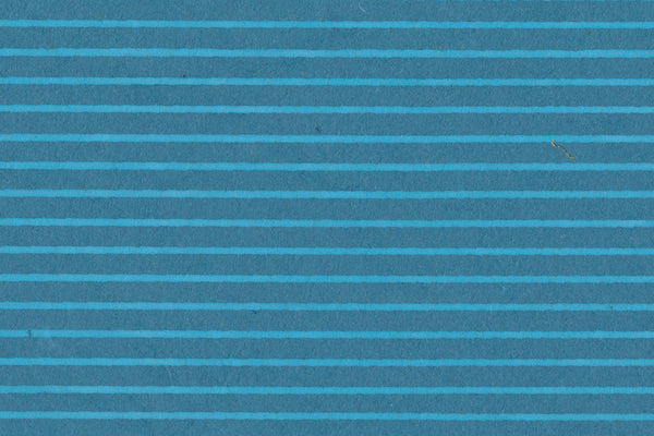 PL Stripes Blue-MediumBlue Printed Handmade Paper ~100gsm 50X70cm
