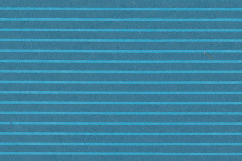 Stripes Blue on Medium Blue Handmade Paper | Rickshaw Recycle