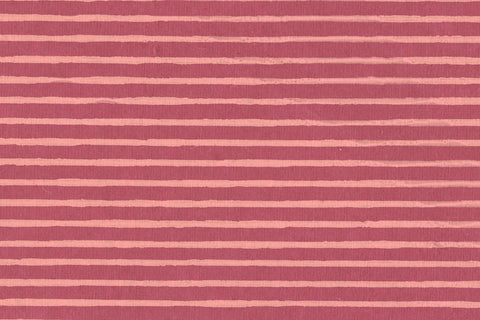 Blossom On Dark Pink Stripes Printed Handmade Paper Online
