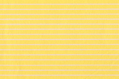 PL Stripes White-VichyYellow Printed Handmade Paper ~100gsm 50X70cm