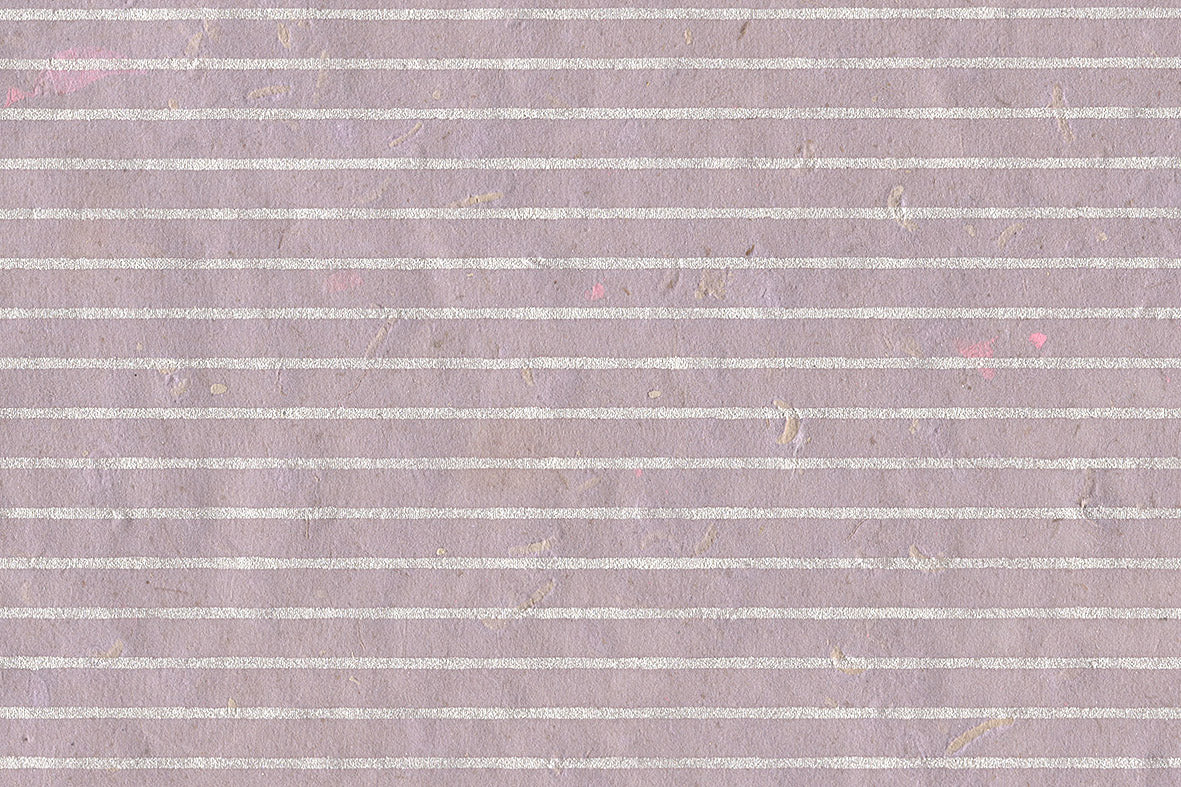 Pearl On Foggy Lilac Stripes Printed Handmade Paper Online