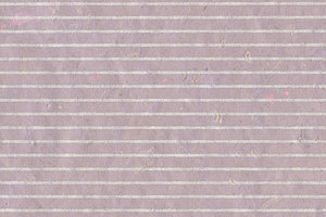 Stripes Pearl on Foggy Lilac Handmade Paper | Rickshaw Recycle