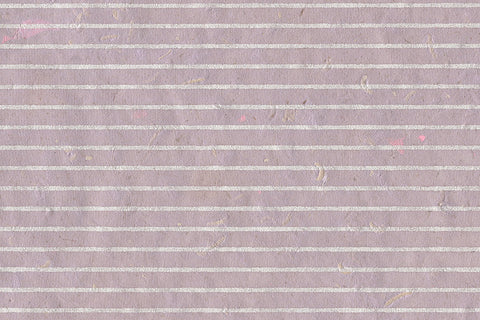 Stripes Pearl on Foggy Lilac Handmade Paper | Rickshaw Recycle