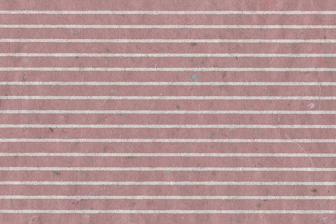 Stripes Pearl on Mesa Pink Handmade Paper
