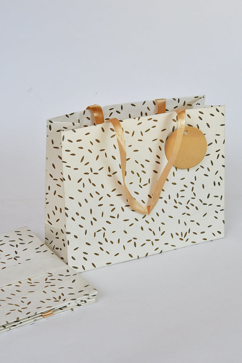 Give in Style: Gift Bags Rice Grain Prints l Rickshaw