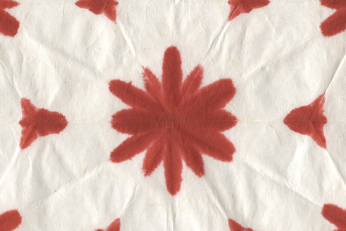 Star Dyed: Red on Natural Daphne | Rickshaw Recycle
